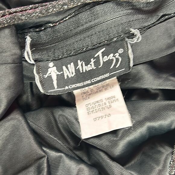 All That Jazz black shimmer fit and flare cocktail party  dress, size 13 14 - Picture 8 of 10